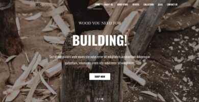WS Wood – WordPress Theme