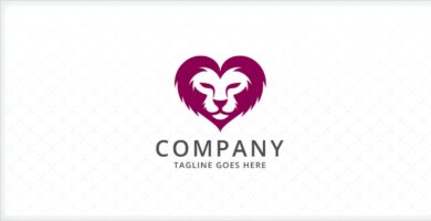 Lion Heart Logo