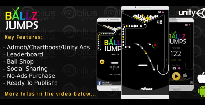 Ballz Jumps – Unity Game Template