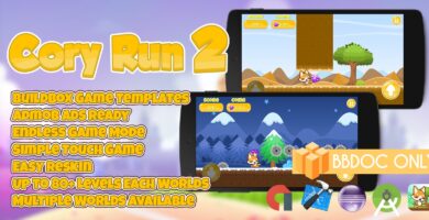 Cory Run 2 – Buildbox Game Template
