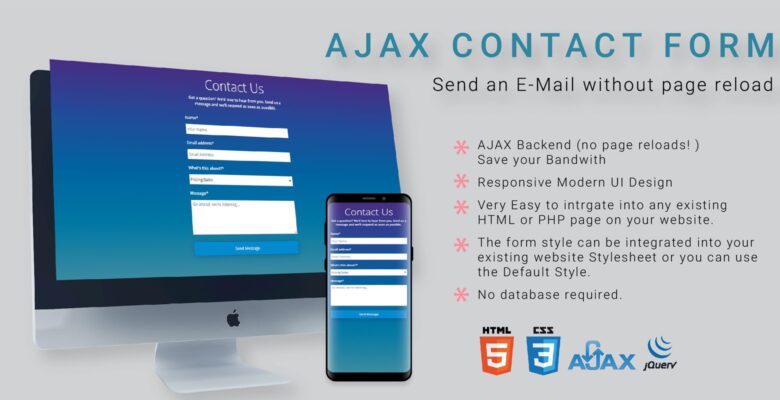AJAX Contact Form PHP