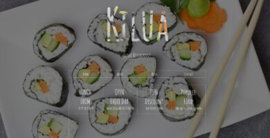 Sushi Restaurant Template