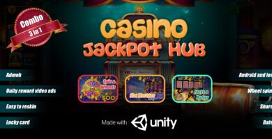 Casino Jackpot Hub – Complete Unity Project