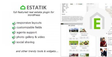 Estatik – Real Estate Plugin For WordPress