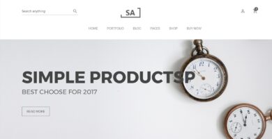 SA – Minimalist eCommerce Shopify Theme