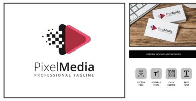 Pixel Media – Logo Template
