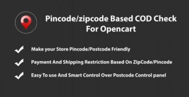 Postcode Checker Opencart Module