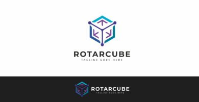 Rotation Cube Logo