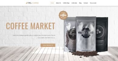 TPG Coffee  – WordPress Theme