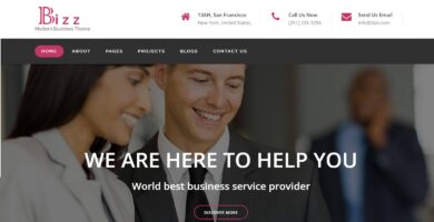 Bizz – Business & Corporate HTML Template