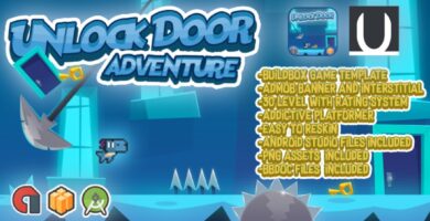 Unlock Doors Adventure – Buildbox Template