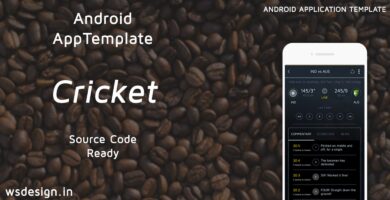 Cricket – Android Studio UI Kit