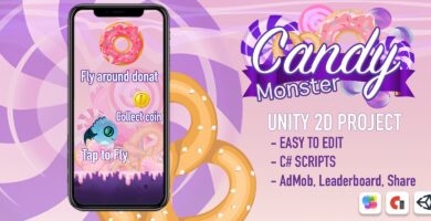 Candy Monster – Complete Unity Project