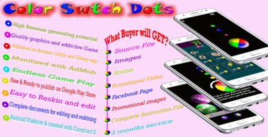 Color Switch Dots – Android Game Source Code