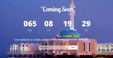 Jeddah City – Coming Soon HTML Template