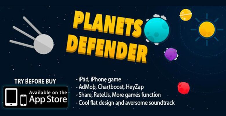 Planets Defender – iOS Source Code