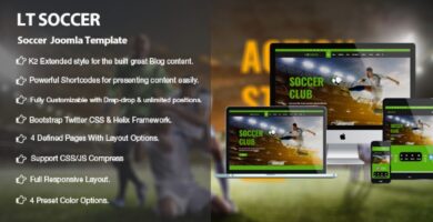 LT Soccer – Premium Joomla Soccer Template