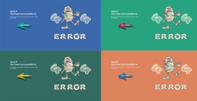 404 Mummy – Animated 404 Error Page