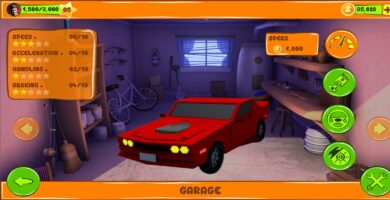 Racing Car Game UI Template Pack 8