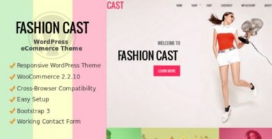 Fashion Cast – WooCommerce  WordPress Theme