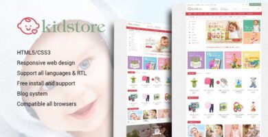 Kidstore – Children & Kids PrestaShop Theme