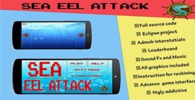 Sea Eel Attack – Android Game Source Code