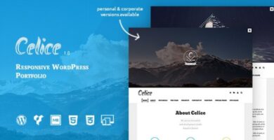 Celice – WordPress Portfolio Theme
