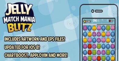 Jelly Match Mania – iOS Game Source Code