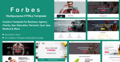 Forbes – Multipurpose HTML5 Template