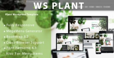 WS Plant – Responsive Garden WooCommerce