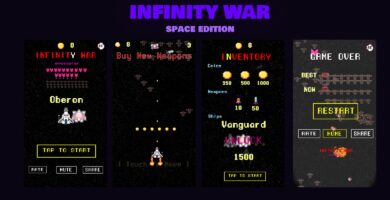 Space Shooter Game – Buildbox Template