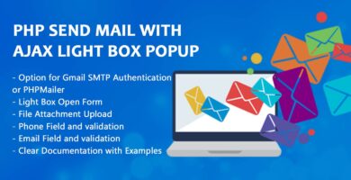 Php Send Mail With Ajax Light Box Popup
