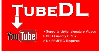 Tubedl – Youtube  Downloader PHP