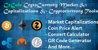 CxCoin – Cryptocurrency Tools PHP Script