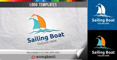 Sailing Boat – Logo Template