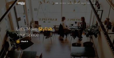 Interior Designer – Portfolio HTML Template