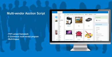 PHP Laravel Auction – Multi-vendor Auction Script