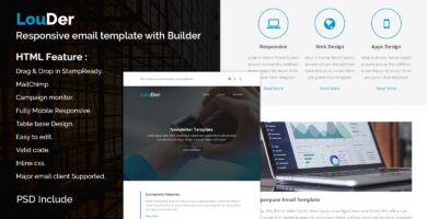 Louder – Responsive Email Template