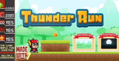 Thunder Run – Buildbox Game Template