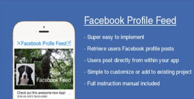 Facebook Profile Feed – iOS Template