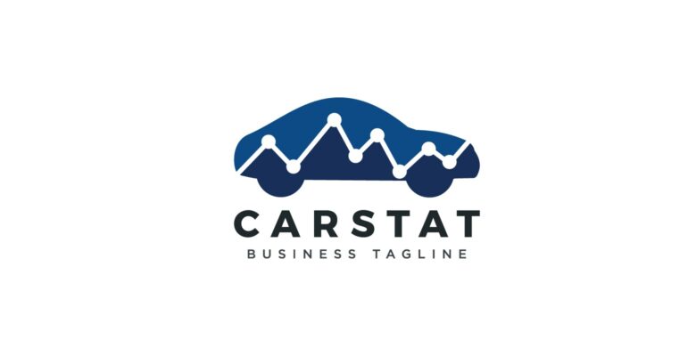 Car Statistic Logo Template