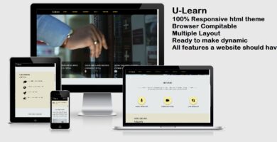 U-Learn – Online Teaching HTML Theme