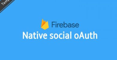 Firebase Social oAuth Sign Up For Ionic 4