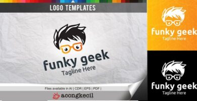 Funky Geek – Logo Template