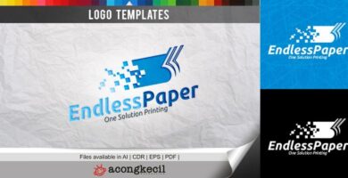Endless Paper – Logo Template