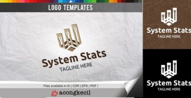 System Stats – Logo Template