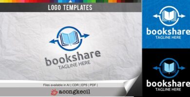 Book Share – Logo Template