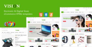 Vision – Electronic Digital Store HTML Template