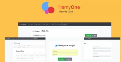 Hernyo One – Flat-file CMS PHP