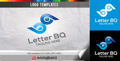 Letter BQ V2 – Logo Template